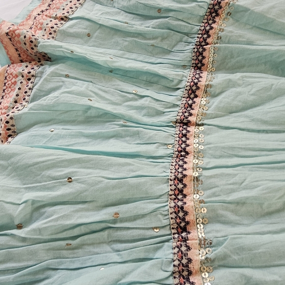 W for Women Light Blue Wide Leg Pants - Picture 8 of 9